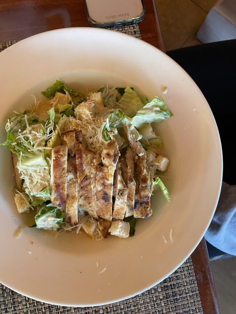 chicken caesar salad